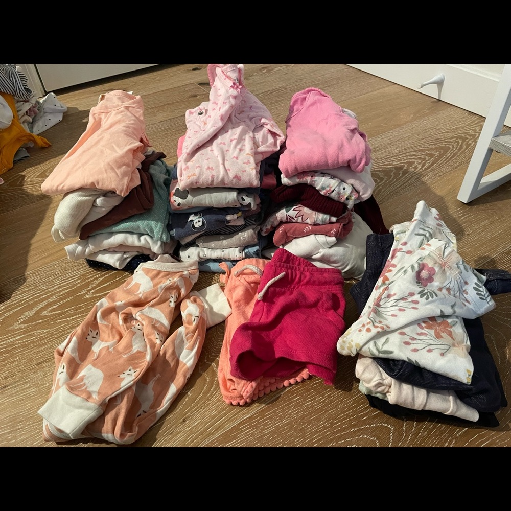 Huge lot of 9-12 month girls clothes!